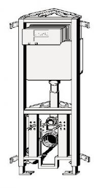 Element montaowy Viega Viega Eco Plus narony do WC wzr 8141.2 1130 mm